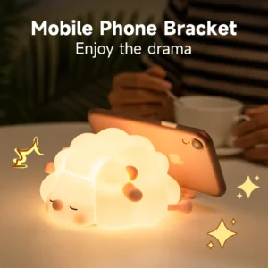 Sheep lamp supporting mobile